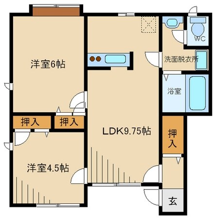 エクセレントハイツの物件間取画像